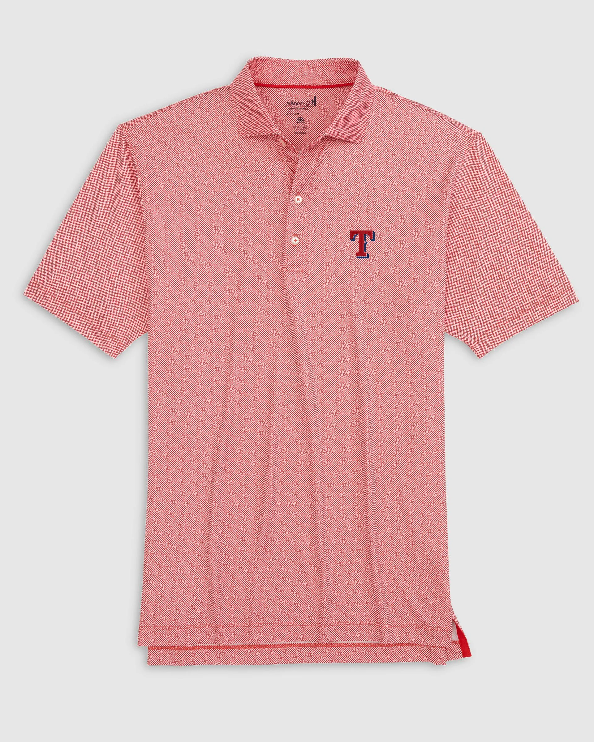Texas Rangers Hinson Printed Jersey Performance Polo sold by Johnnie-O product image thumbnail 3