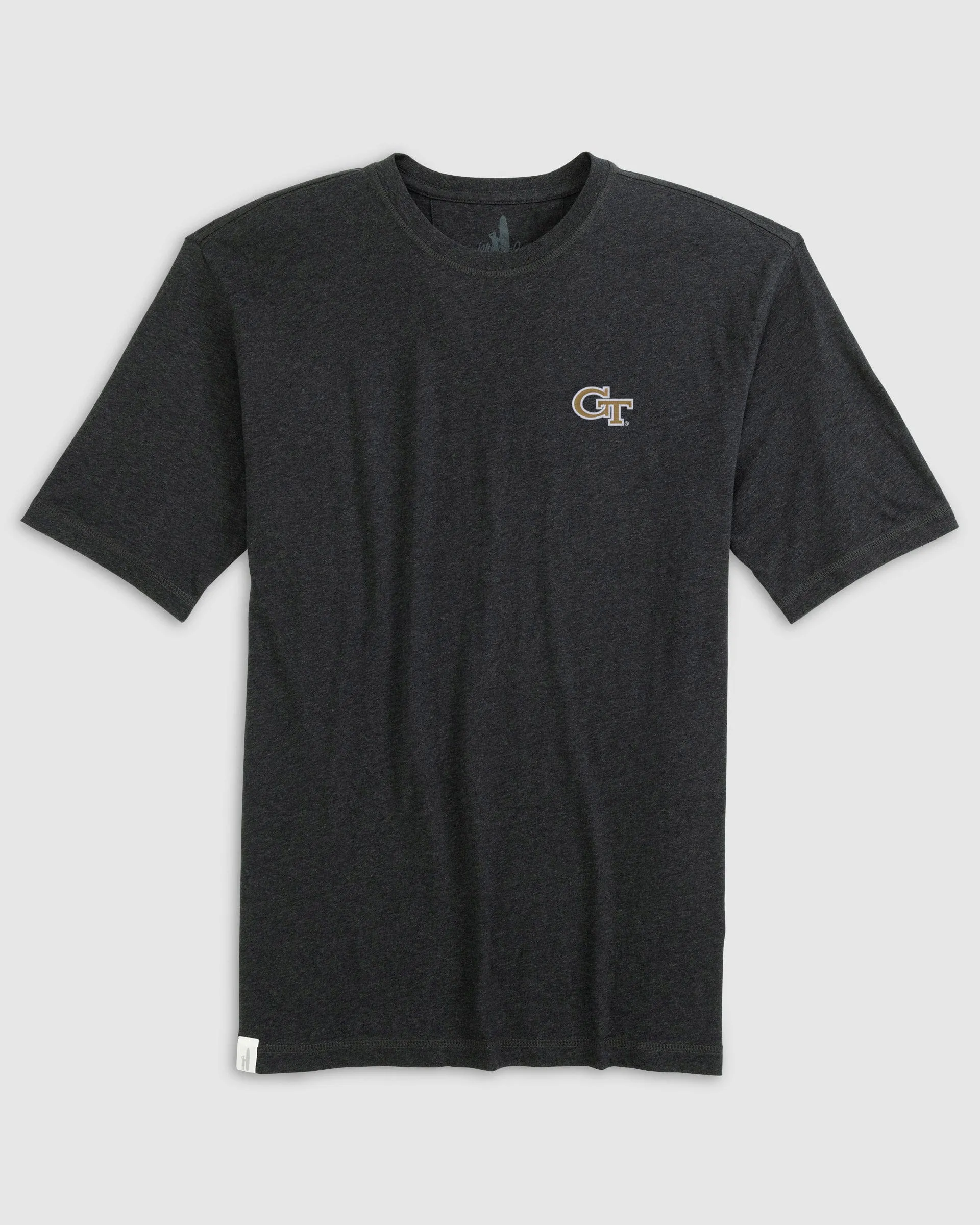 Georgia Tech Heathered Spencer Cotton T-Shirt sold by Johnnie-O product image thumbnail 3
