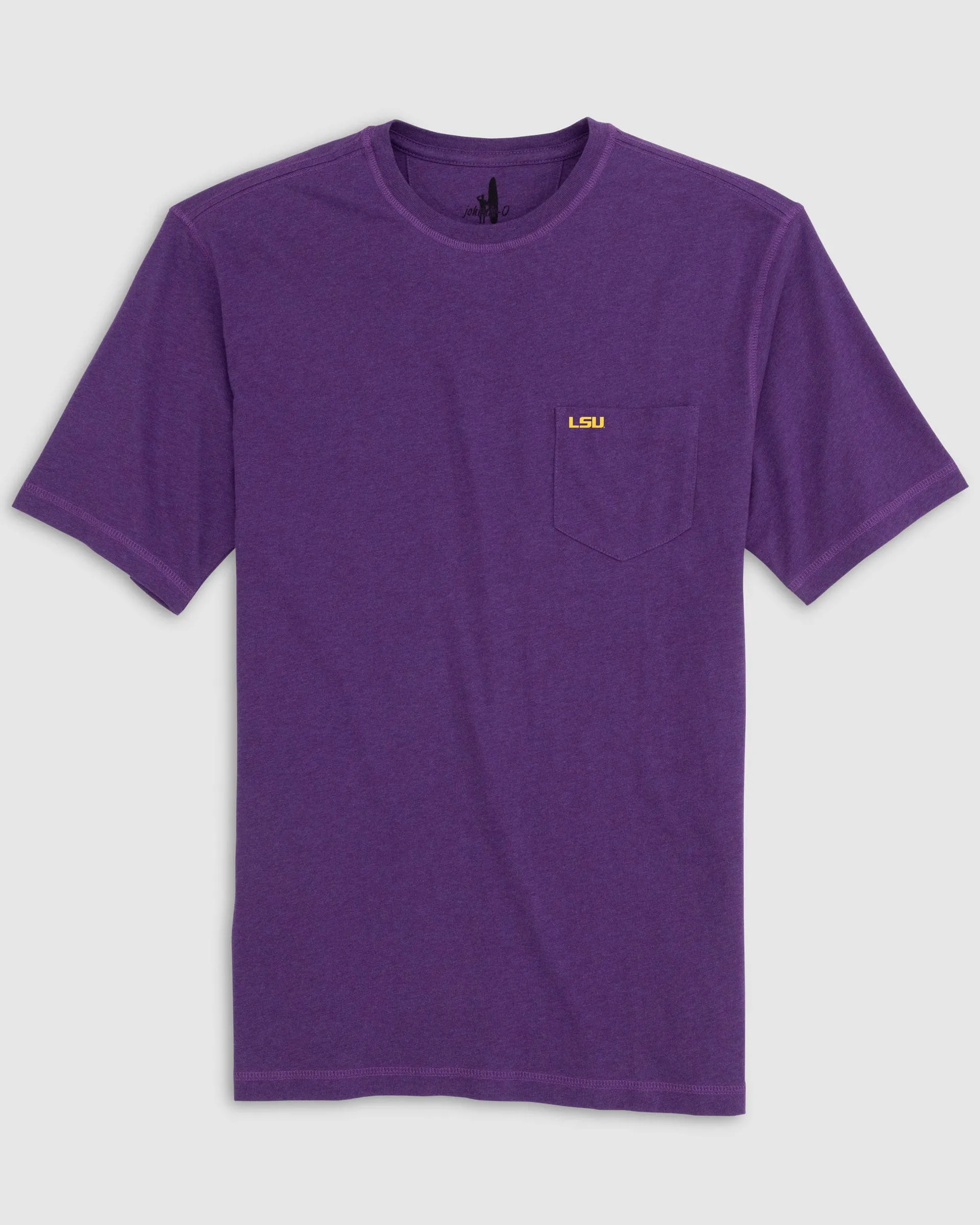 LSU Heathered Tyler T-Shirt sold by Johnnie-O