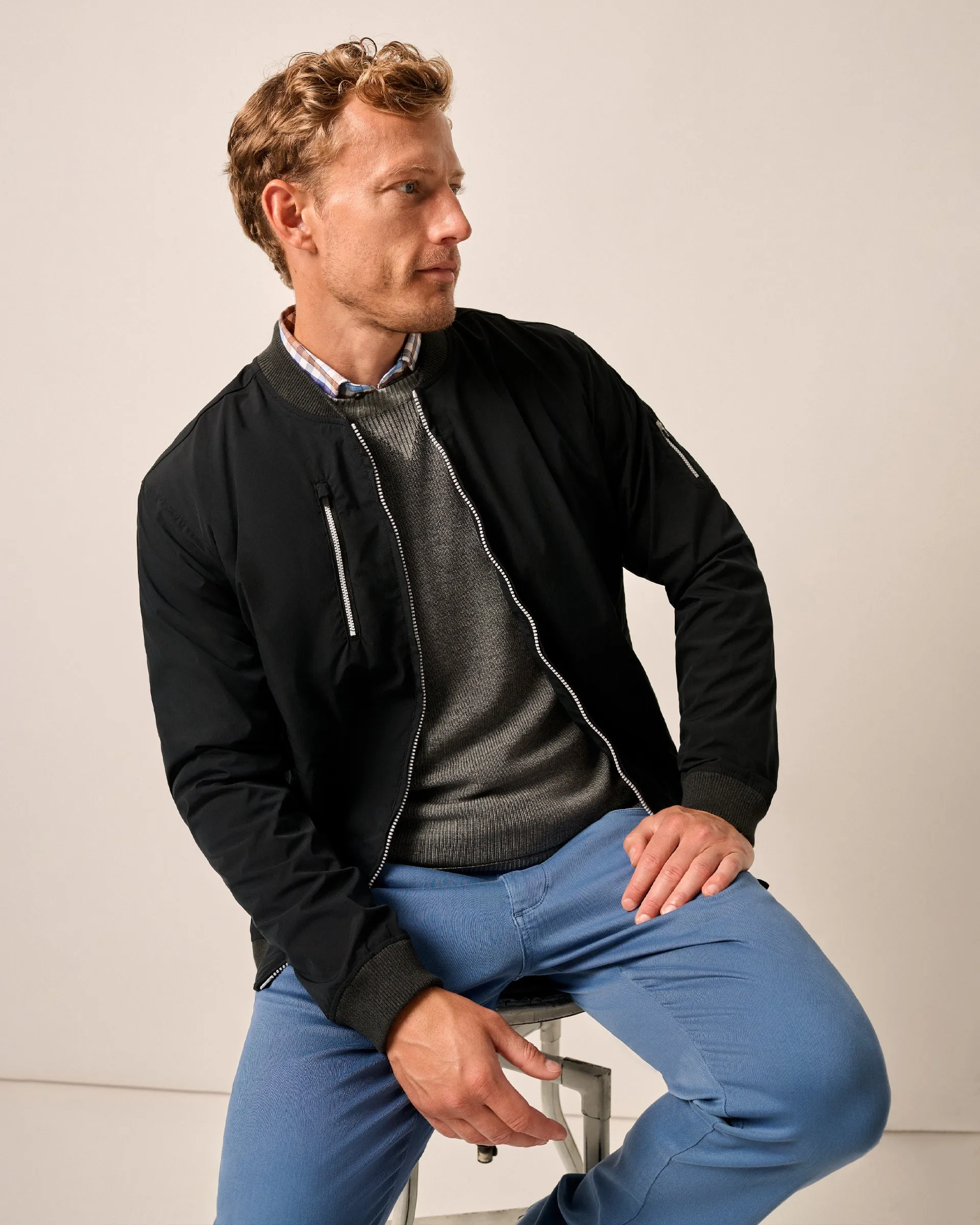 Corsair Bomber Jacket sold by Johnnie-O product image thumbnail 5