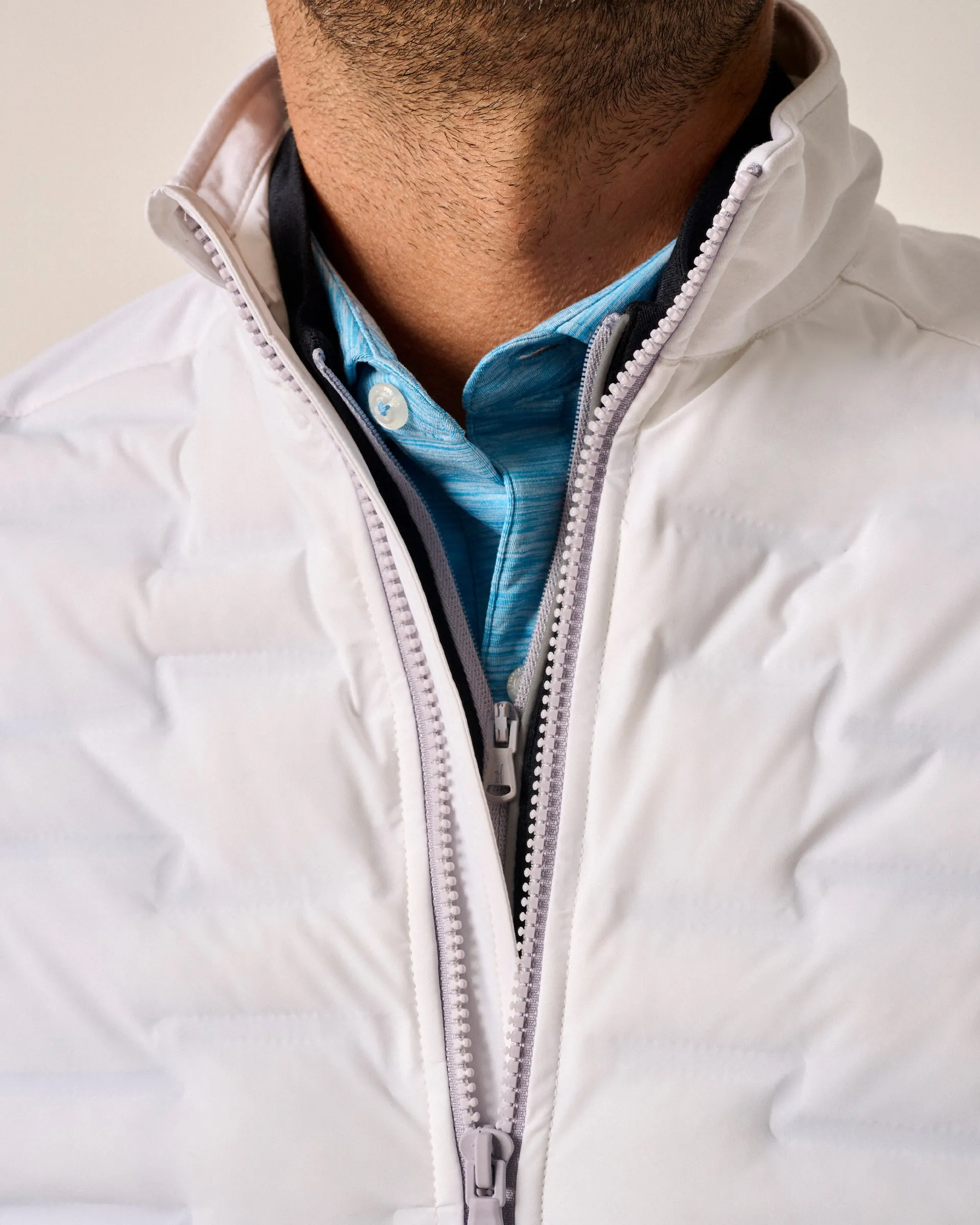 Ziglar Mixed Media Performance Vest sold by Johnnie-O product image thumbnail 3