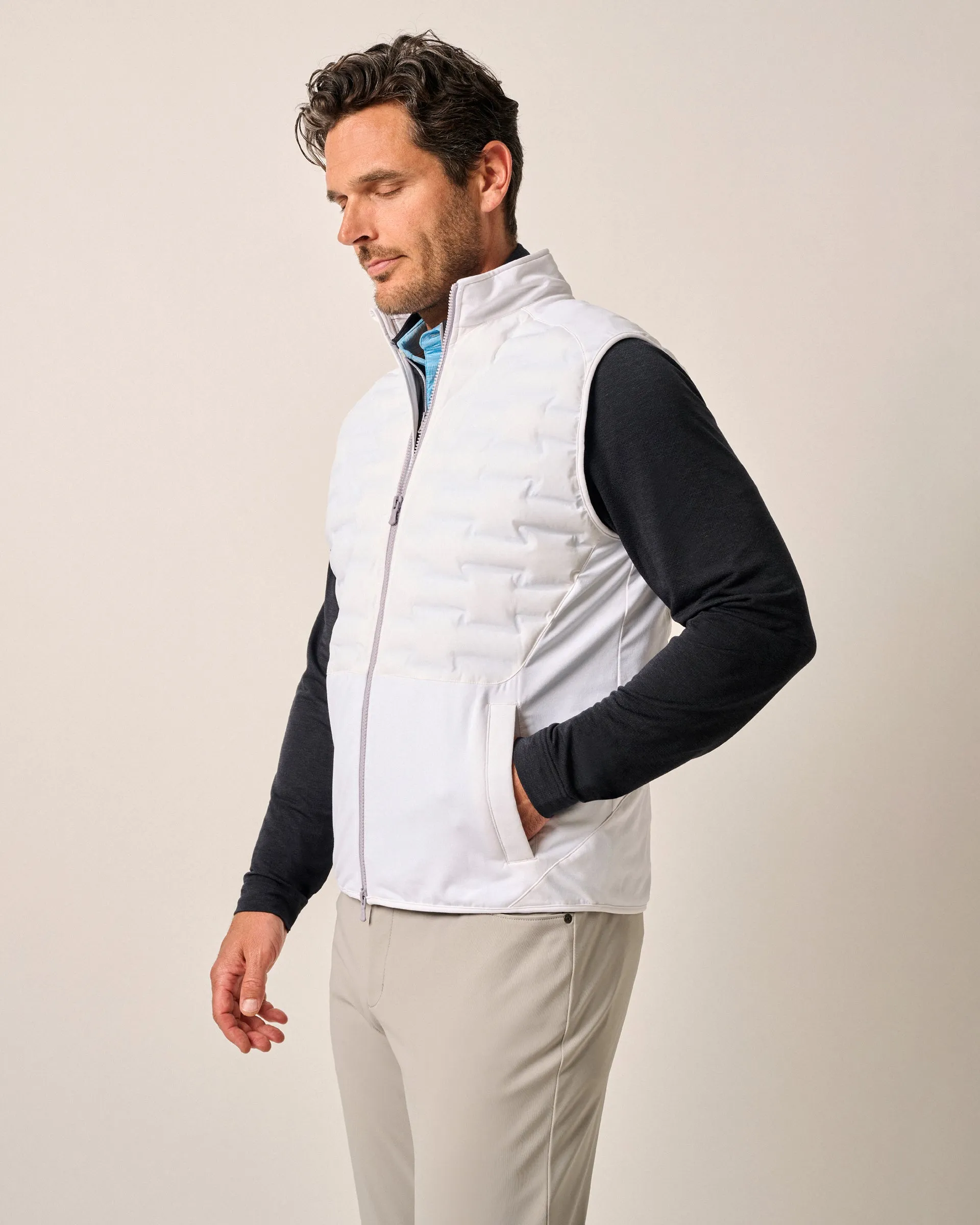 Ziglar Mixed Media Performance Vest sold by Johnnie-O product image thumbnail 5