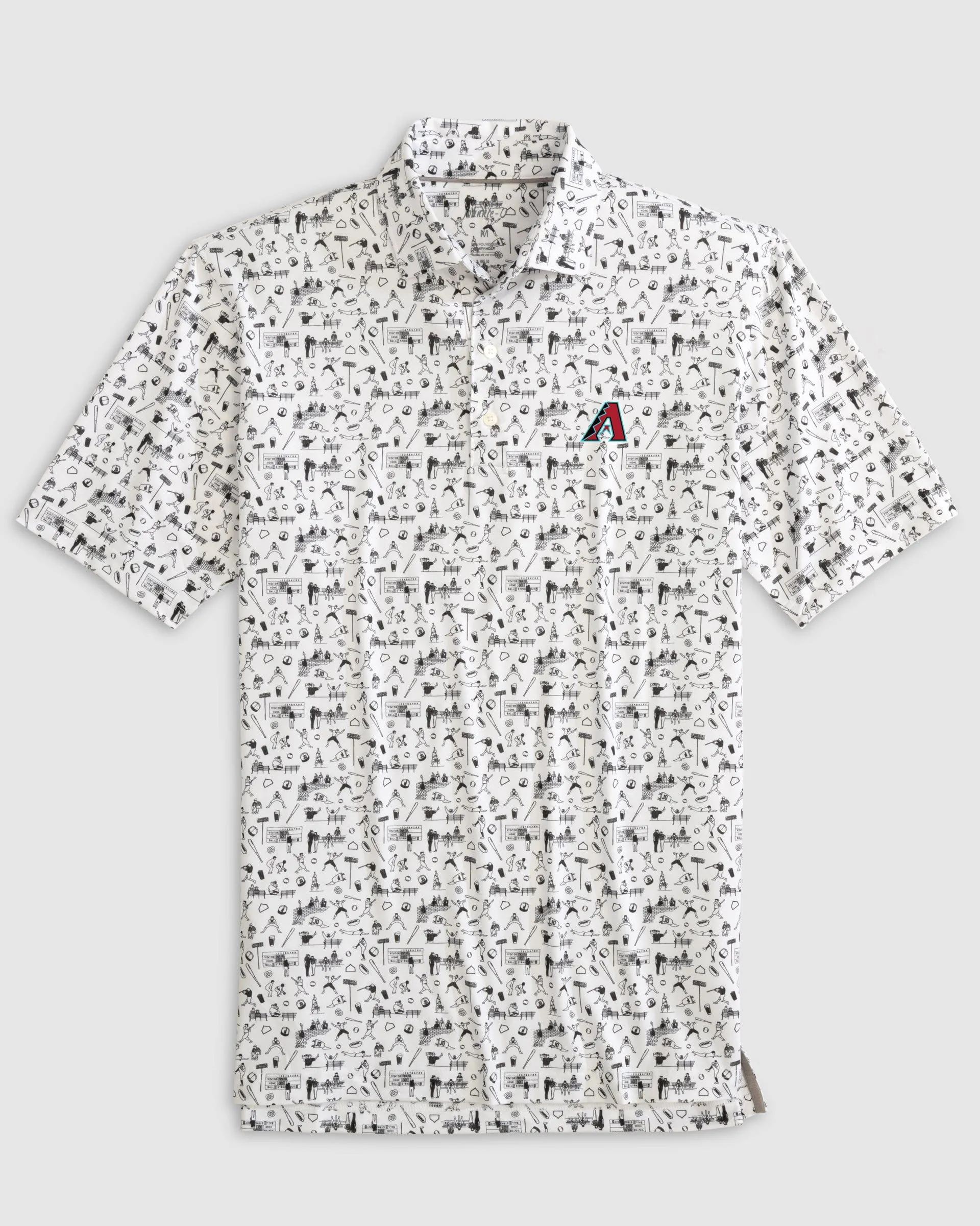 Arizona Diamondbacks Ballpark Printed Jersey Performance Polo sold by Johnnie-O product image thumbnail 2