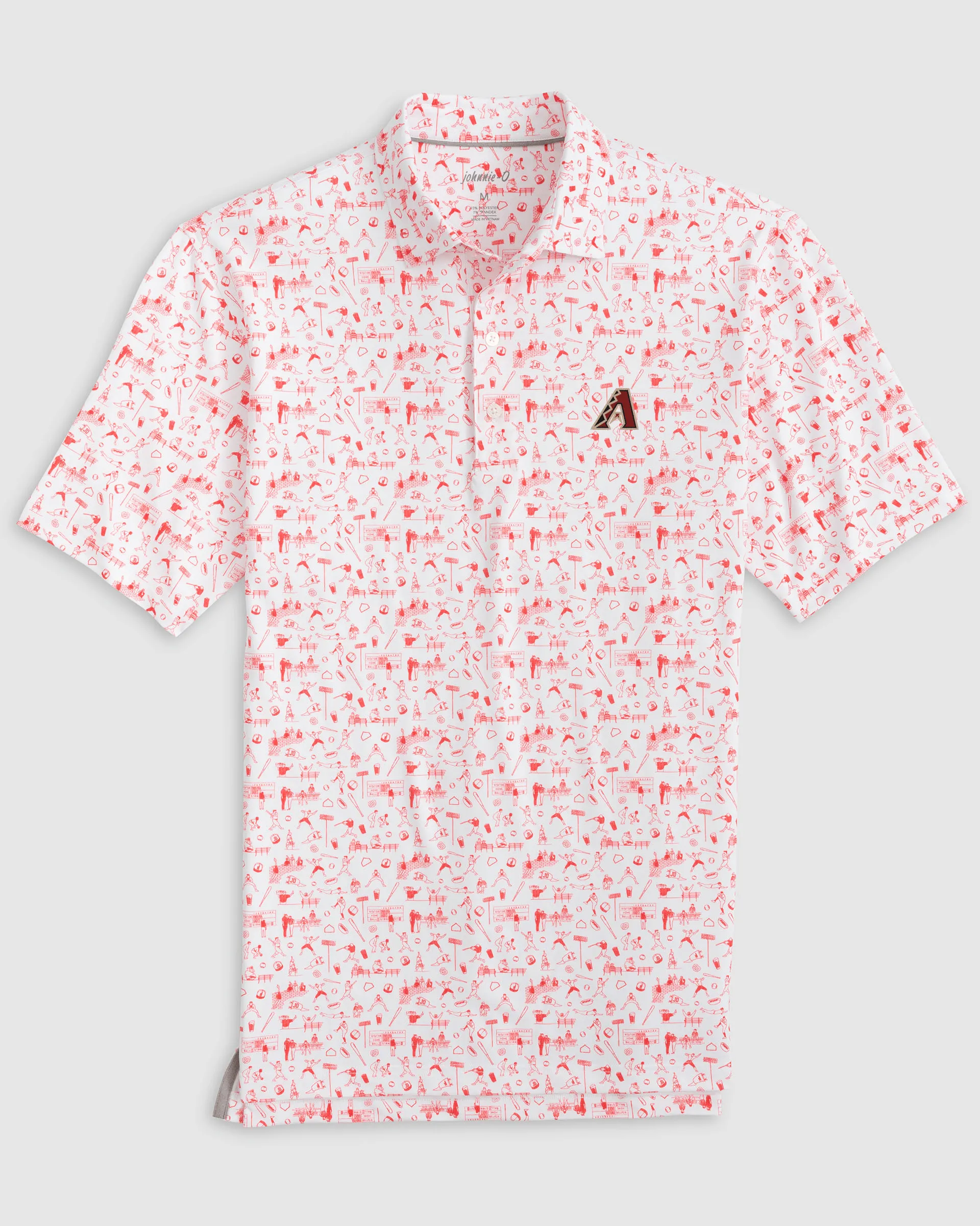 Arizona Diamondbacks Ballpark Printed Jersey Performance Polo sold by Johnnie-O