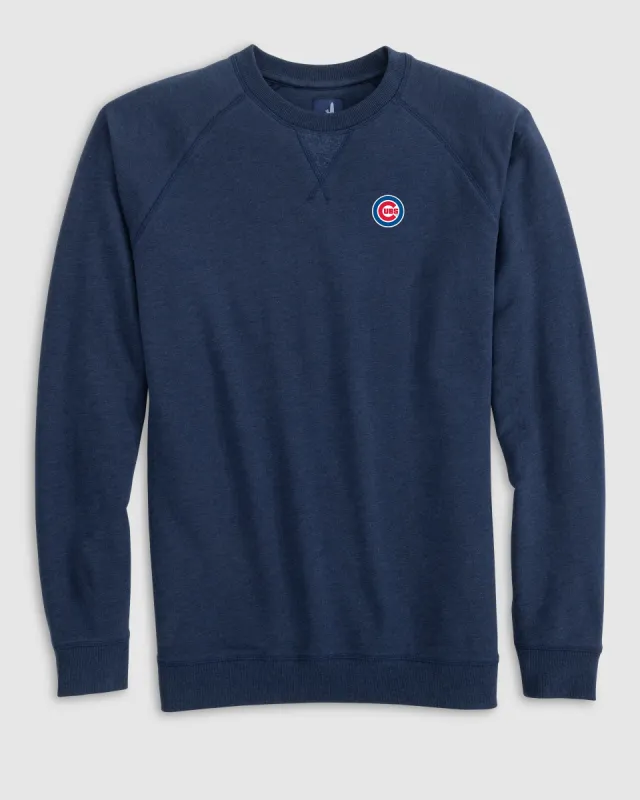 Chicago Cubs Freeman Jr. Crewneck Fleece Sweatshirt made by Johnnie-O