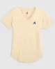 Women's Arizona Diamondbacks Merediths V-Neck T-Shirt - Cooperstown Logo sold by Johnnie-O