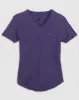 Women's Arizona Diamondbacks Merediths V-Neck T-Shirt - Cooperstown Logo sold by Johnnie-O