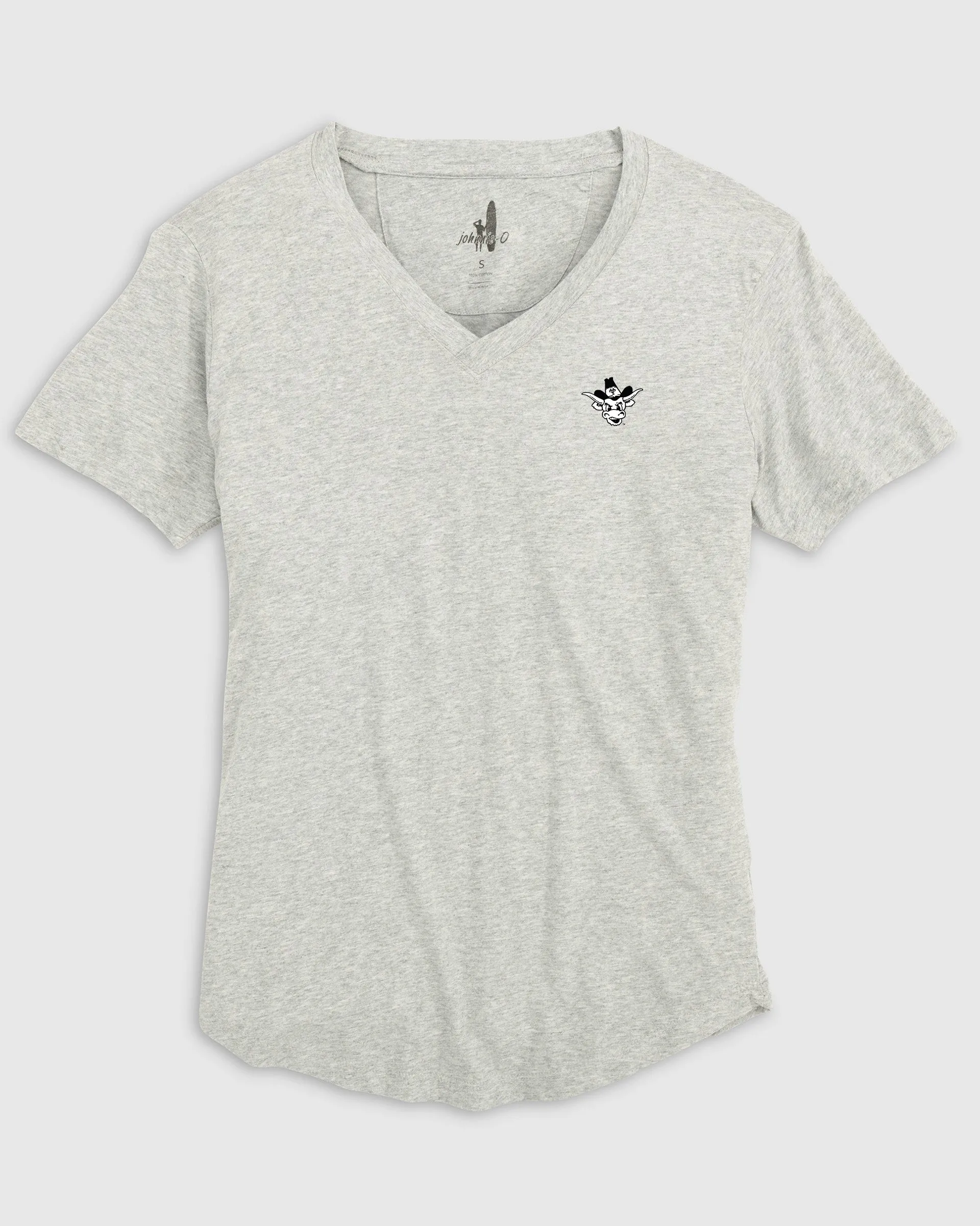 Women's Texas Merediths V-Neck T-Shirt - Vault Logo sold by Johnnie-O