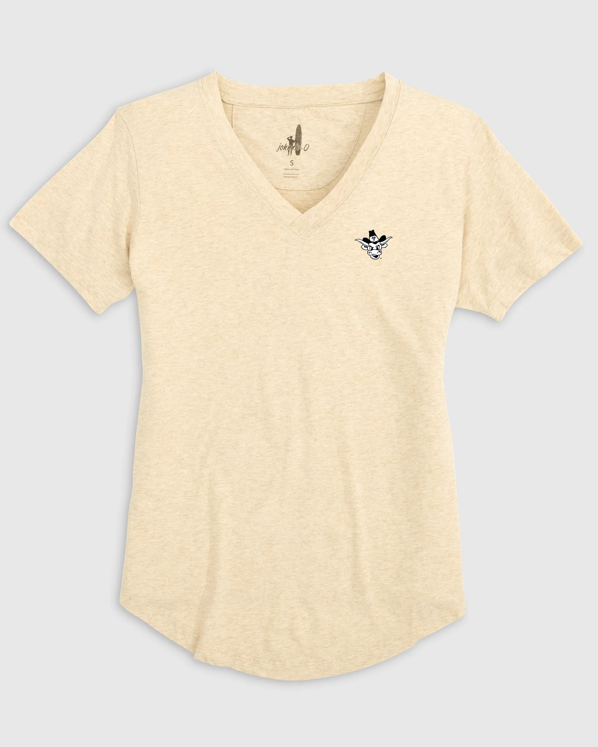 Women's Texas Merediths V-Neck T-Shirt - Vault Logo sold by Johnnie-O product image thumbnail 2