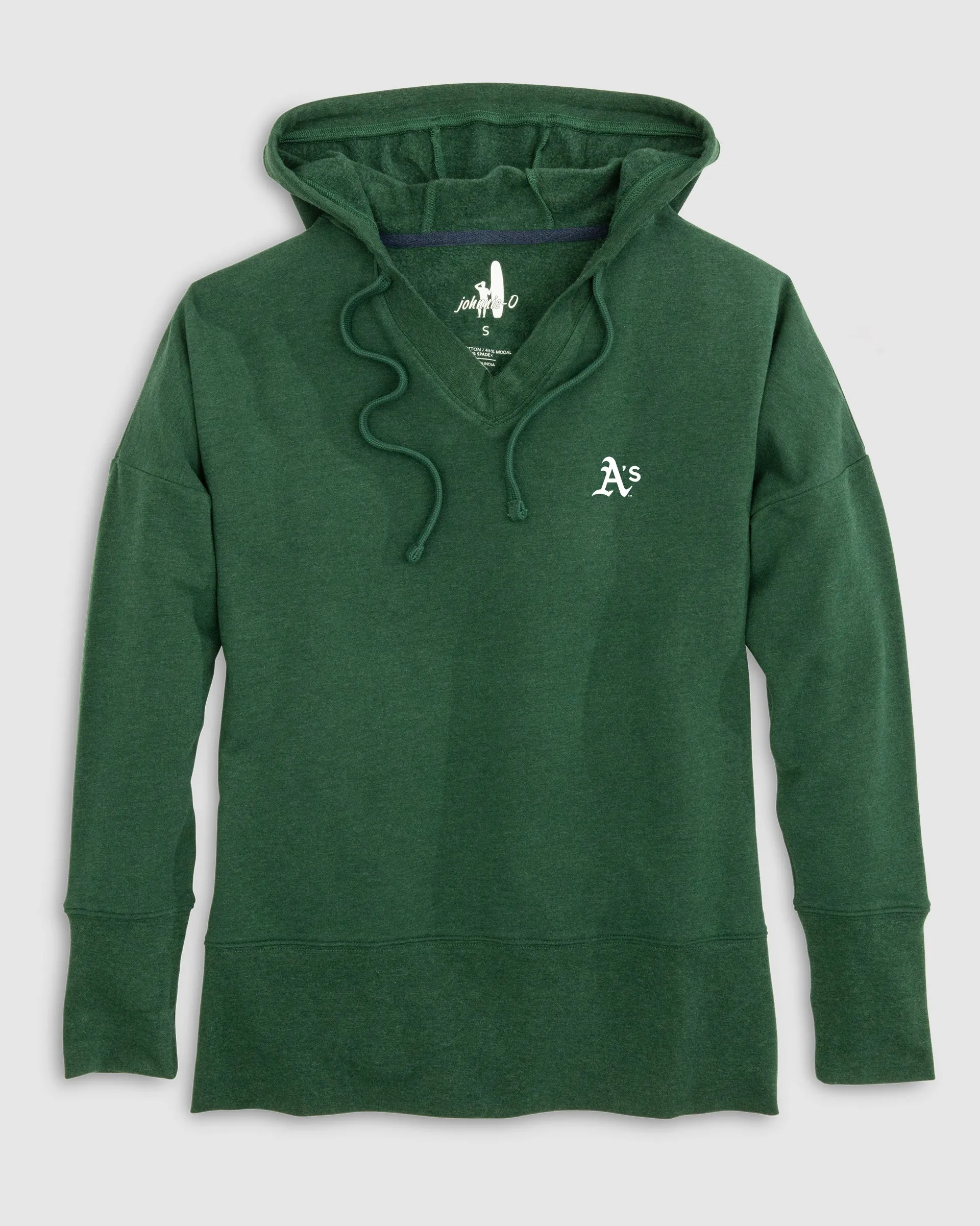 Women's Oakland Athletics Carrie Pullover Hoodie sold by Johnnie-O