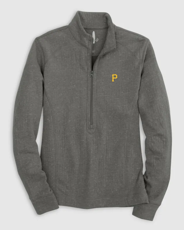 Women's Pittsburgh Pirates Kennedy 1/4 Zip Pullover sold by Johnnie-O