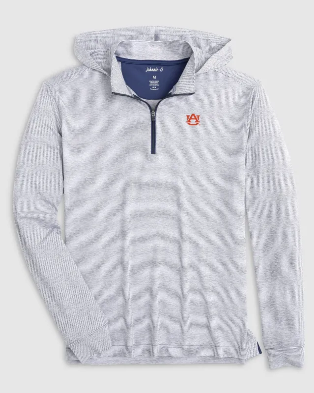 Auburn Hybrid Performance 1/4 Zip Hoodie sold by Johnnie-O