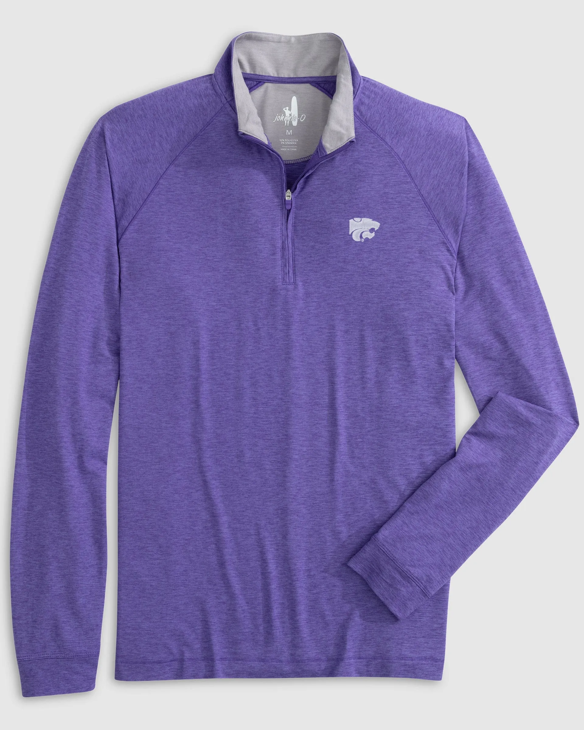 Kansas State Freeborne Performance 1/4 Zip sold by Johnnie-O product image thumbnail 2