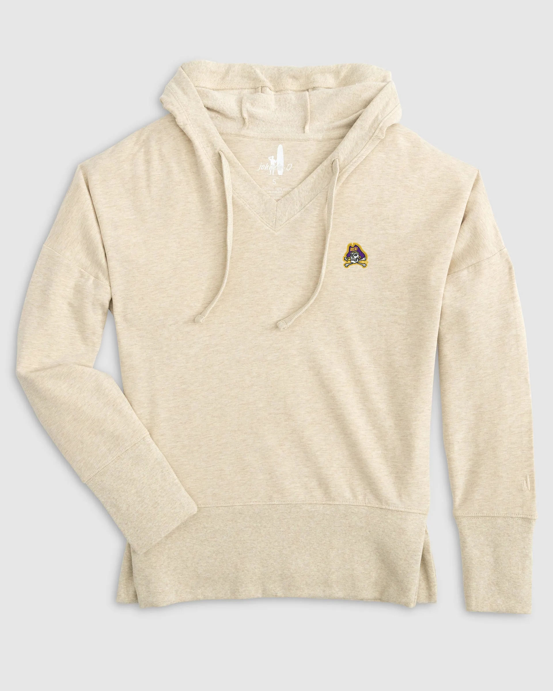 Women's East Carolina Carrie Pullover Hoodie sold by Johnnie-O