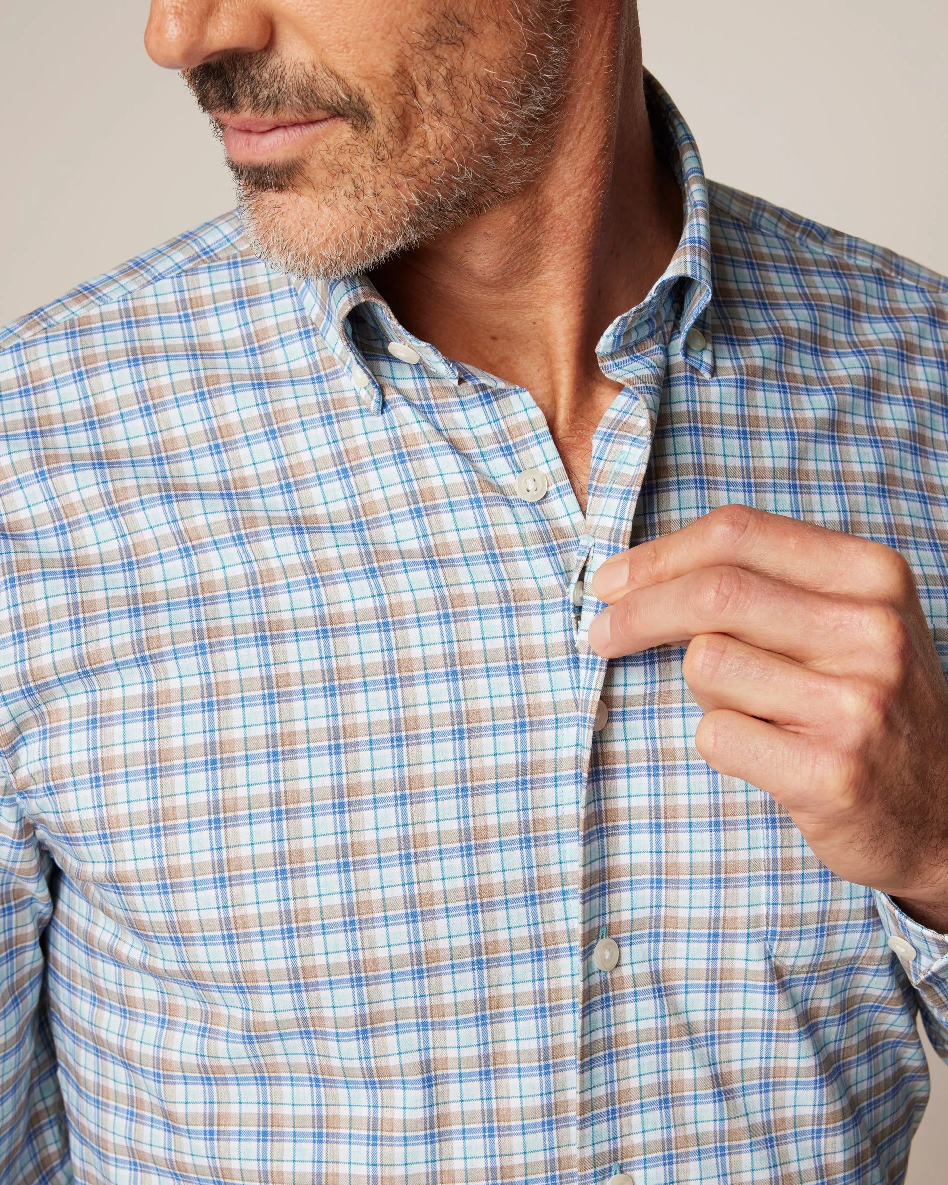 Mordecai Performance Button Up Shirt sold by Johnnie-O product image thumbnail 2