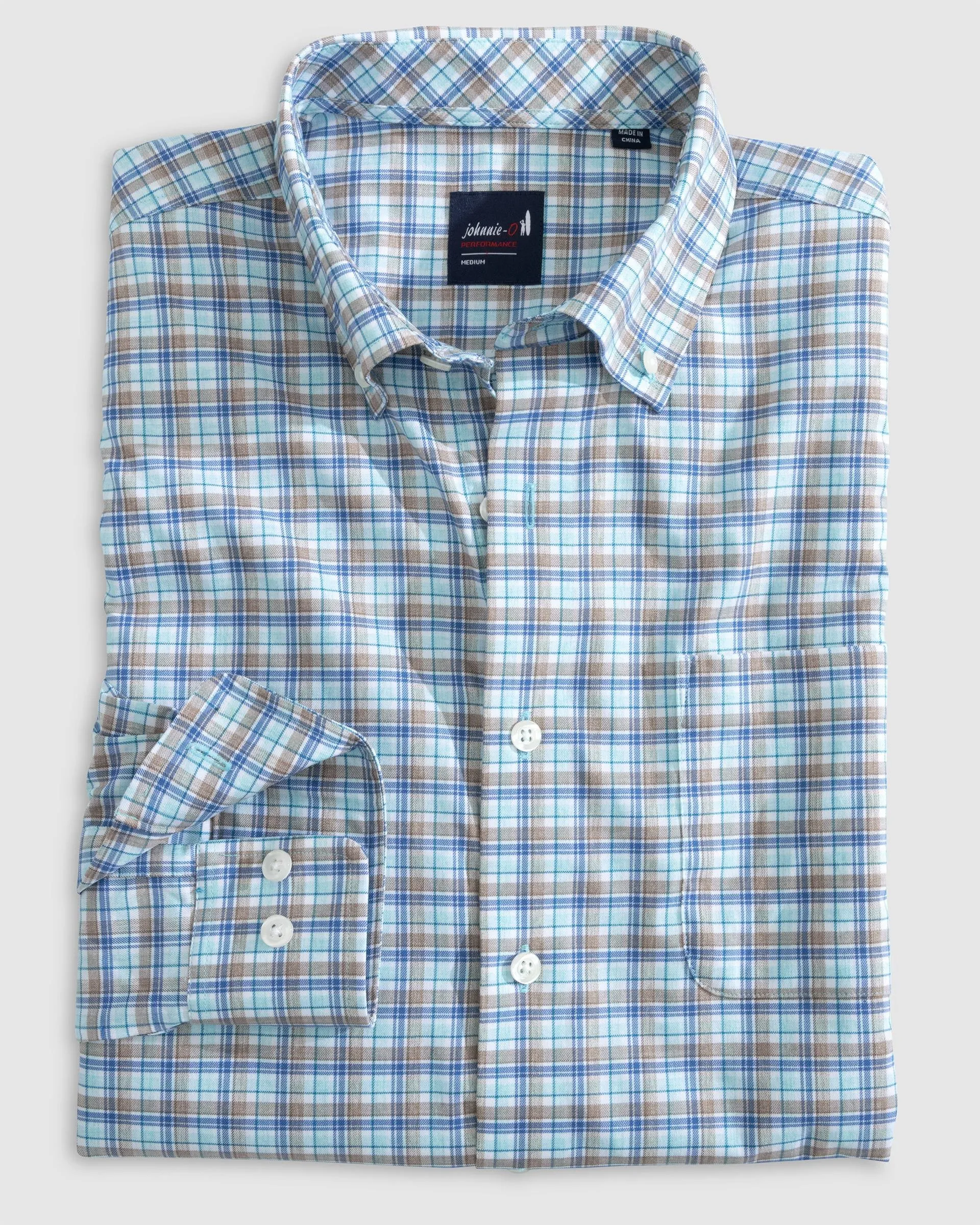 Mordecai Performance Button Up Shirt sold by Johnnie-O product image thumbnail 3
