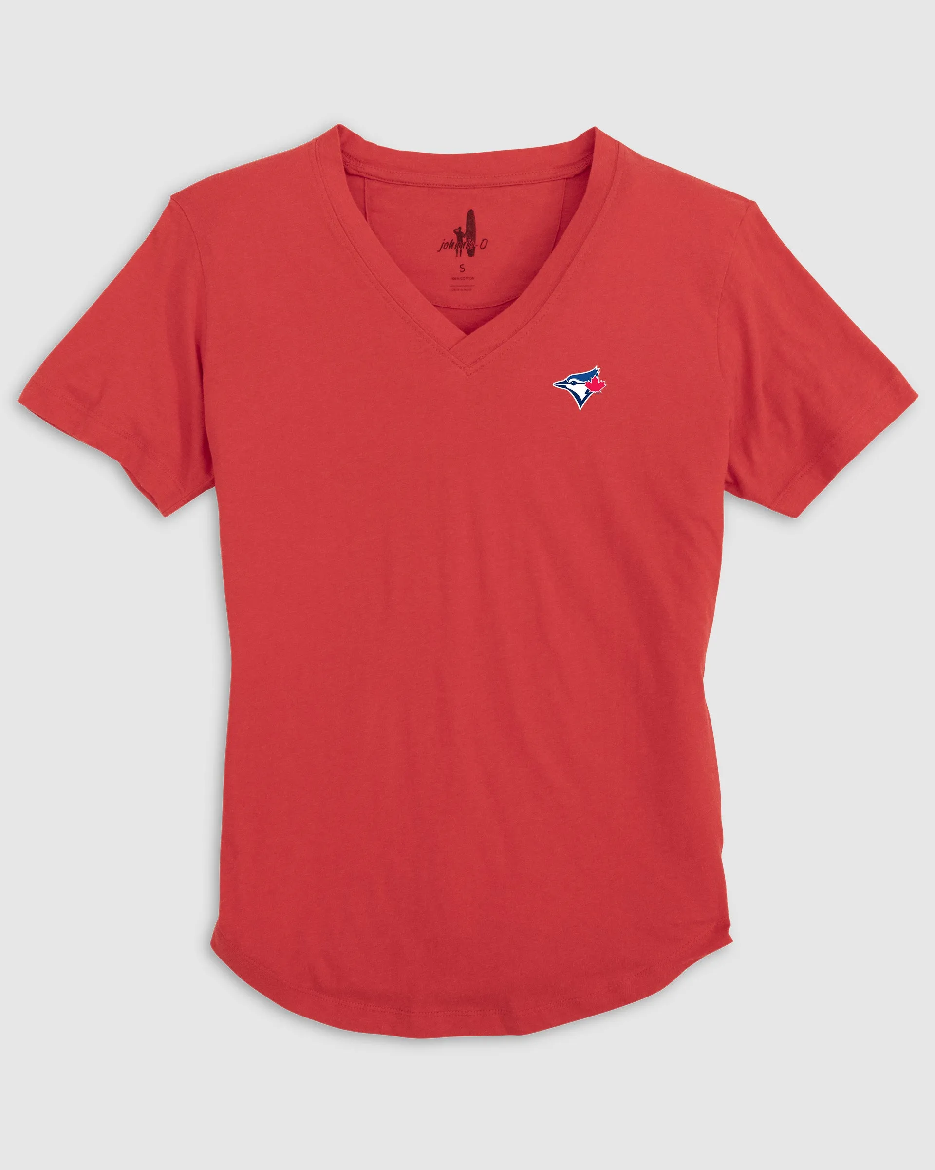 Women's Toronto Blue Jays Merediths V-Neck T-Shirt sold by Johnnie-O