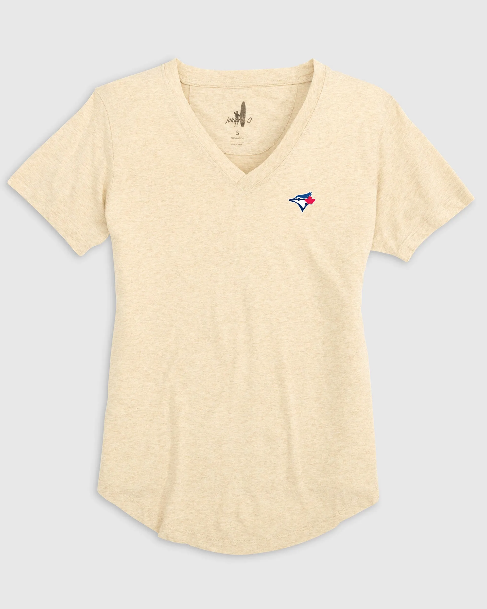 Women's Toronto Blue Jays Merediths V-Neck T-Shirt sold by Johnnie-O product image thumbnail 3