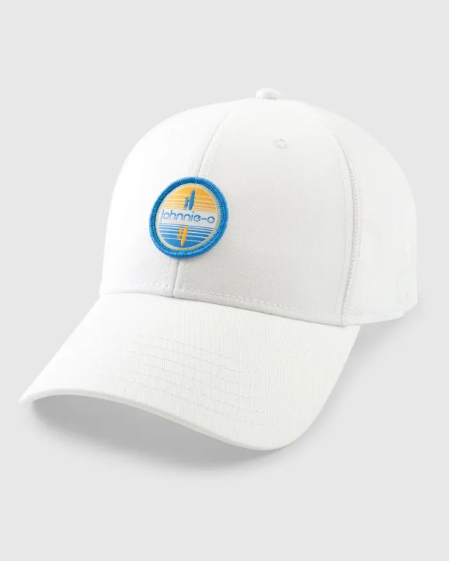 Orange Sun Trucker Hat sold by Johnnie-O