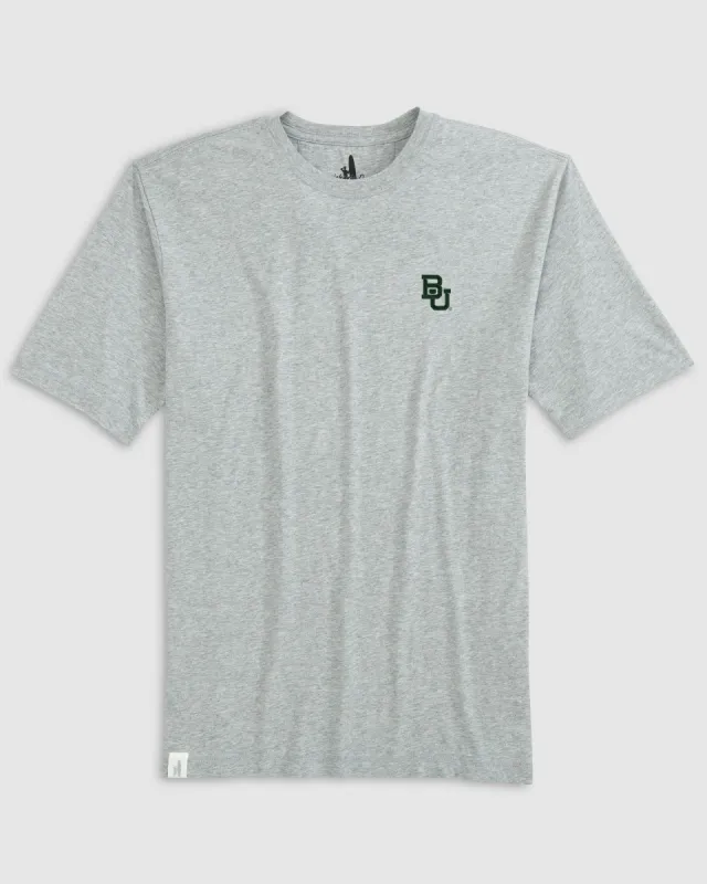 Baylor Heathered Spencer Cotton T-Shirt sold by Johnnie-O