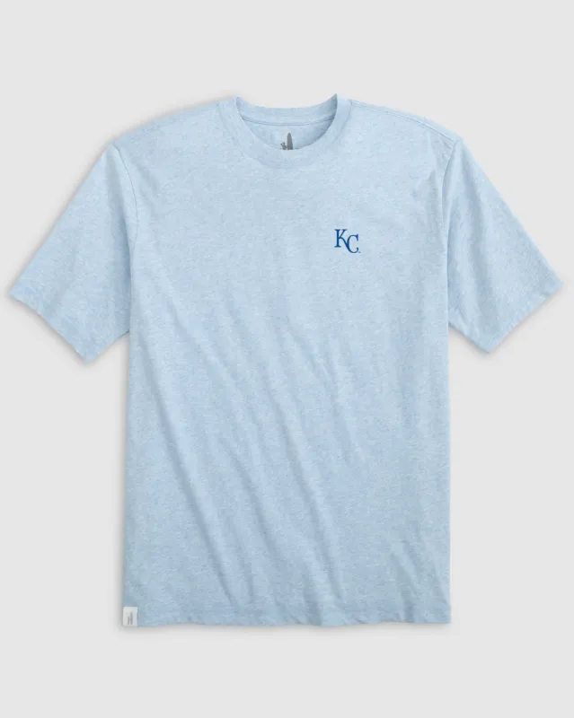 Kansas City Royals Heathered Spencer Cotton T-Shirt sold by Johnnie-O