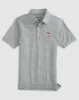 Tulsa Lyndonn Jr. Striped Jersey Performance Polo sold by Johnnie-O