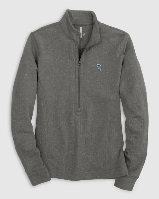 Women's North Carolina Kennedy 1/4 Zip Pullover - Tar Heel Logo sold by Johnnie-O