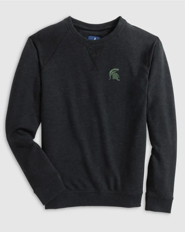 Michigan State Freeman Jr. Crewneck Sweatshirt made by Johnnie-O