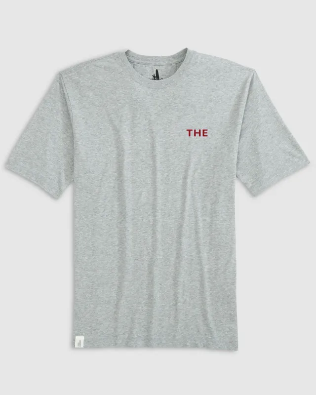 Ohio State Heathered Spencer Cotton T-Shirt sold by Johnnie-O