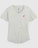Women's St. Louis Cardinals Merediths V-Neck T-Shirt - Cooperstown Logo sold by Johnnie-O