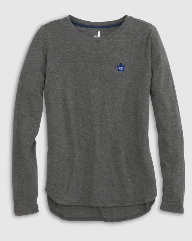 Women's Toronto Maple Leafs Addison Long Sleeve T-Shirt sold by Johnnie-O