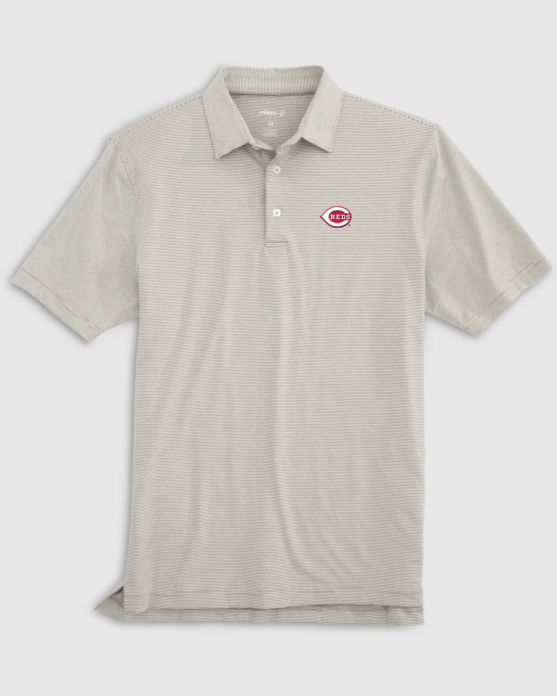 Cincinnati Reds Lyndonn Striped Jersey Performance Polo sold by Johnnie-O product image thumbnail 2