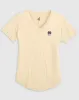 Women's Notre Dame Merediths V-Neck T-Shirt - Vintage Logo sold by Johnnie-O