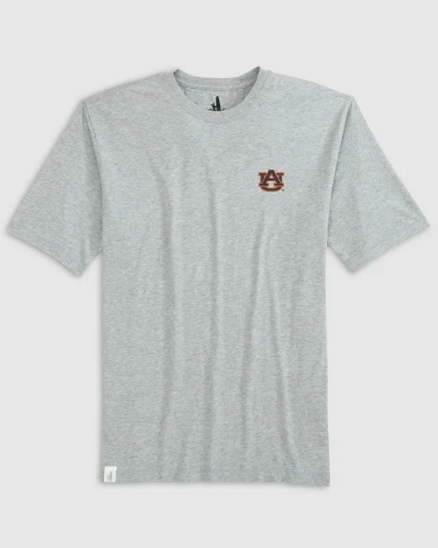 Auburn University Heathered Spencer Cotton T-Shirt sold by Johnnie-O