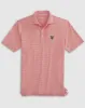 Tampa Lyndonn Striped Jersey Performance Polo - Spartan Logo sold by Johnnie-O