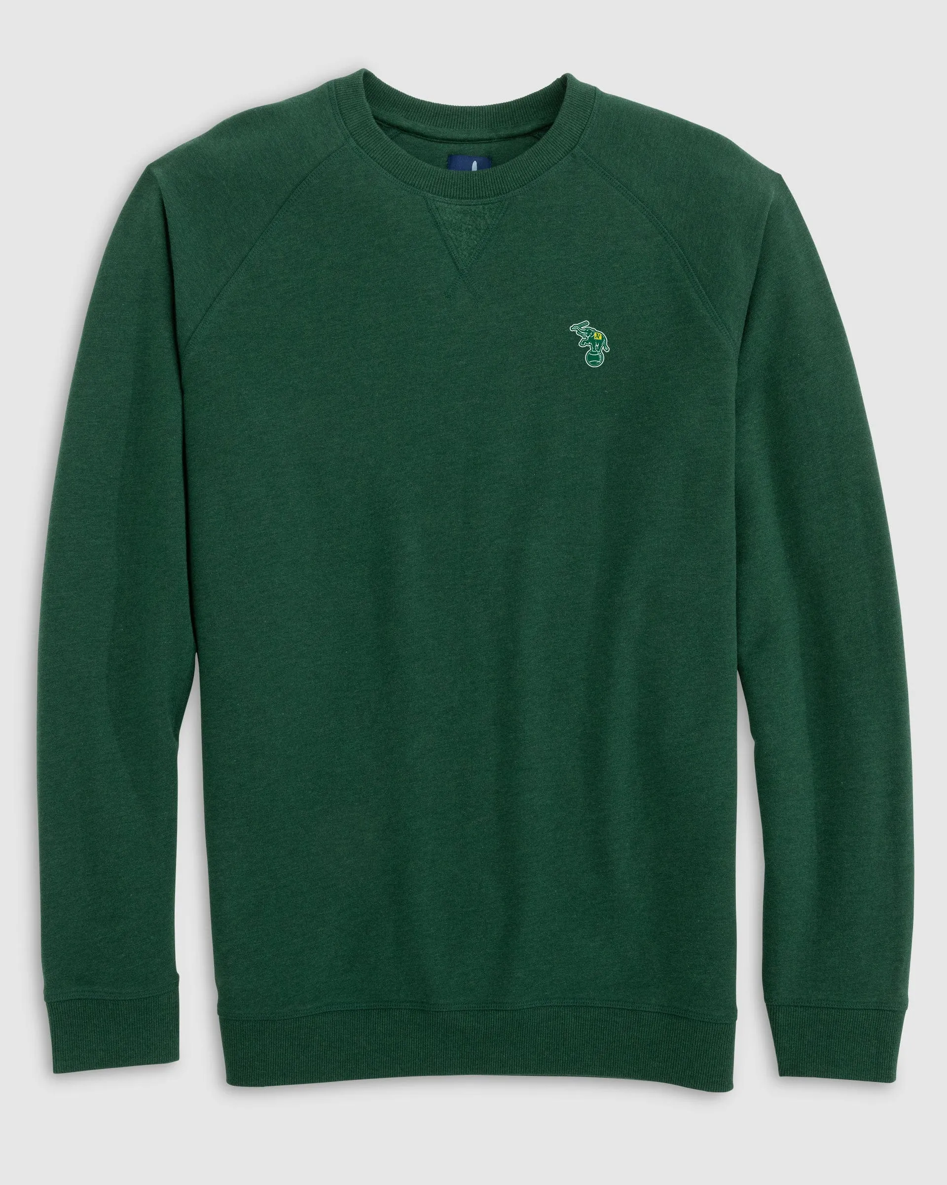 Oakland Athletics Freeman Crewneck Sweatshirt - Cooperstown Logo sold by Johnnie-O product image thumbnail 2