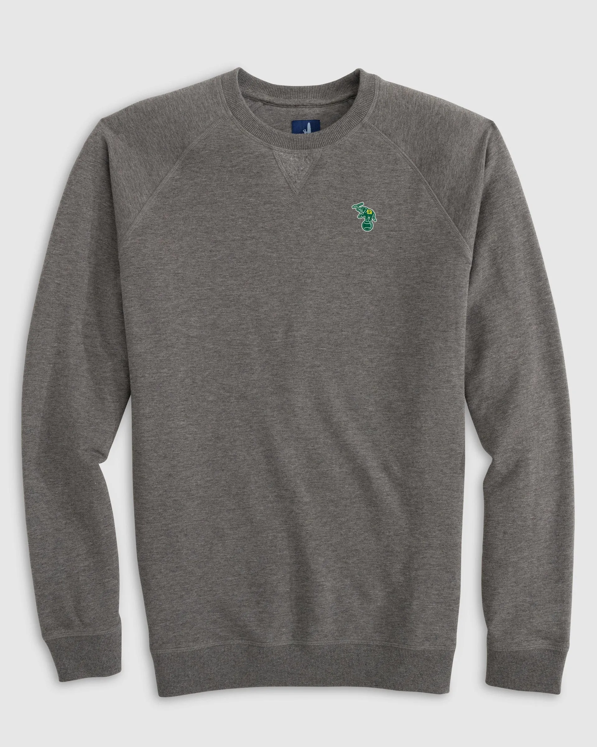 Oakland Athletics Freeman Crewneck Sweatshirt - Cooperstown Logo sold by Johnnie-O product image thumbnail 3