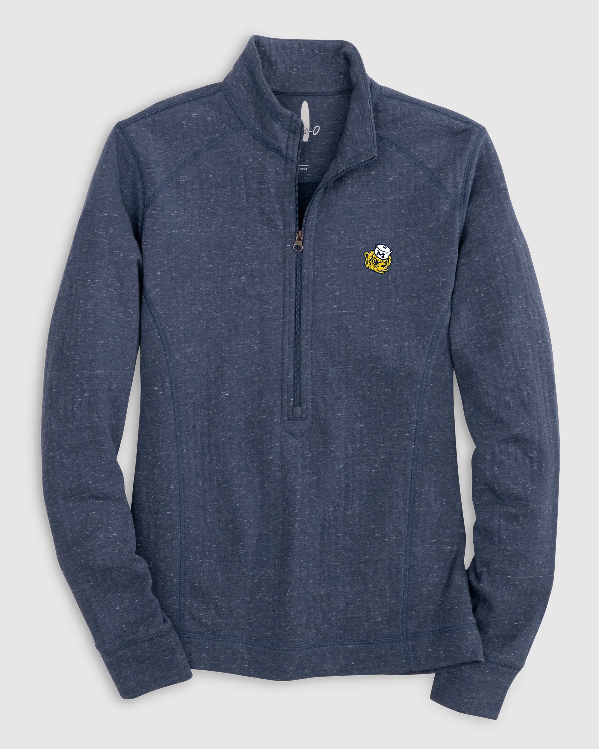 Women's Michigan Kennedy 1/4 Zip Pullover - Vault Logo sold by Johnnie-O product image thumbnail 2
