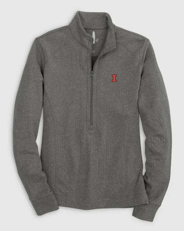 Women's Illinois Kennedy 1/4 Zip Pullover sold by Johnnie-O