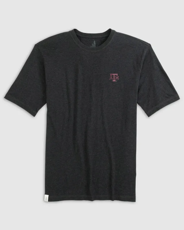 Texas A&M Heathered Spencer Cotton T-Shirt sold by Johnnie-O