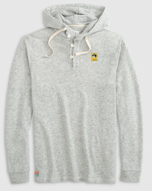 Pittsburgh Pirates Kampton Henley Hoodie Pullover - Cooperstown Logo sold by Johnnie-O