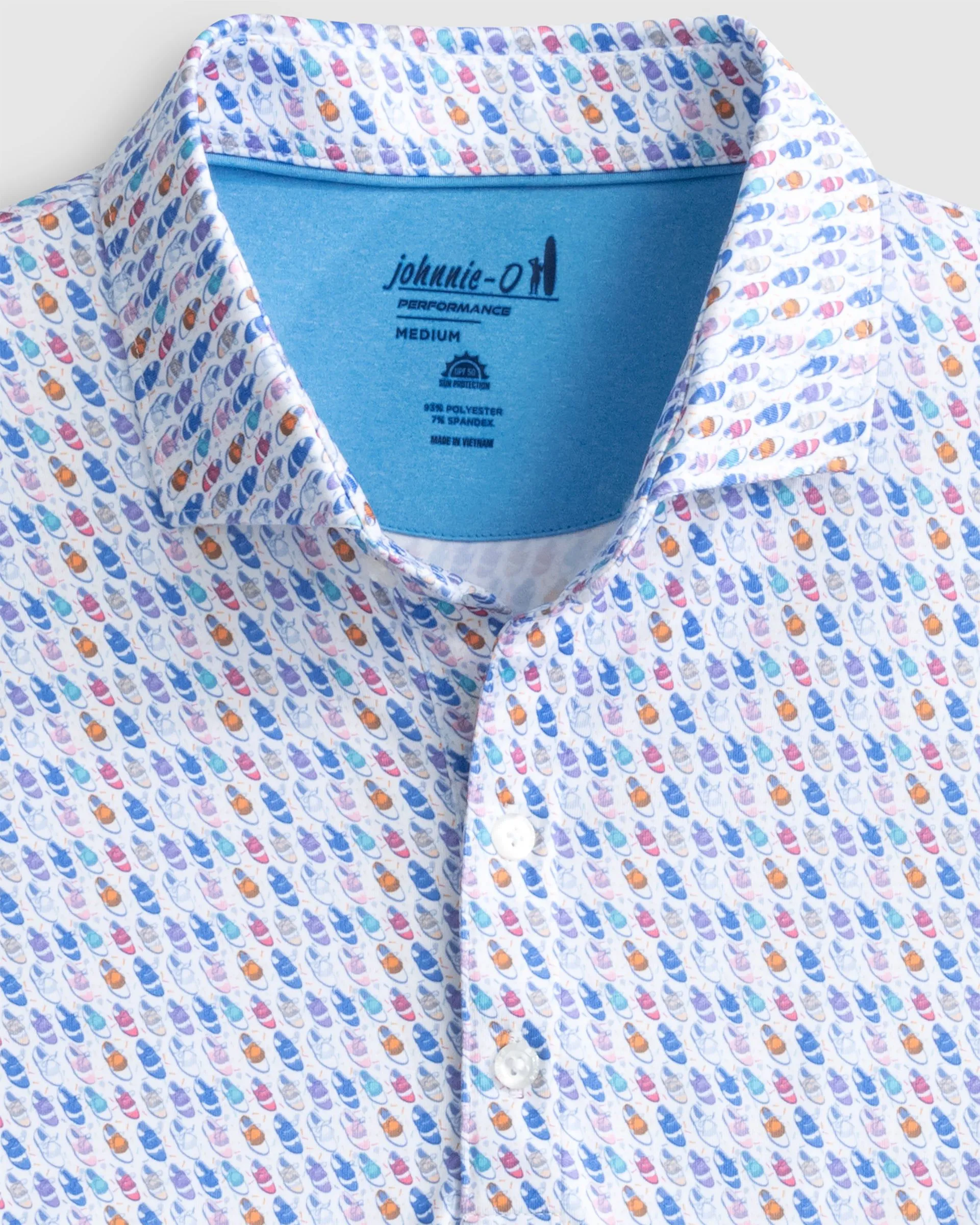 Foxtrot Printed Jersey Performance Polo sold by Johnnie-O product image thumbnail 3