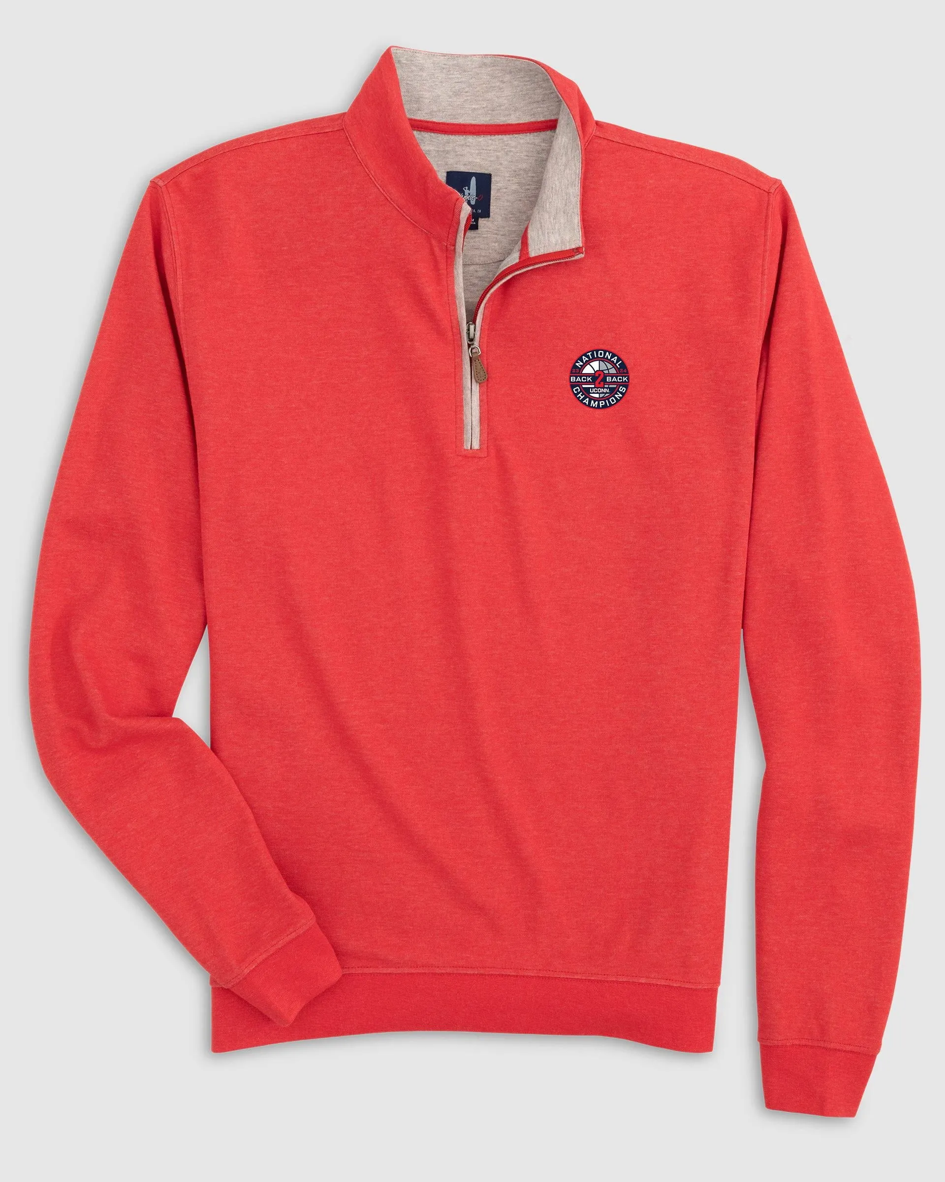 UConn Sully 1/4 Zip - 2024 College Basketball Champions Logo sold by Johnnie-O product image thumbnail 2