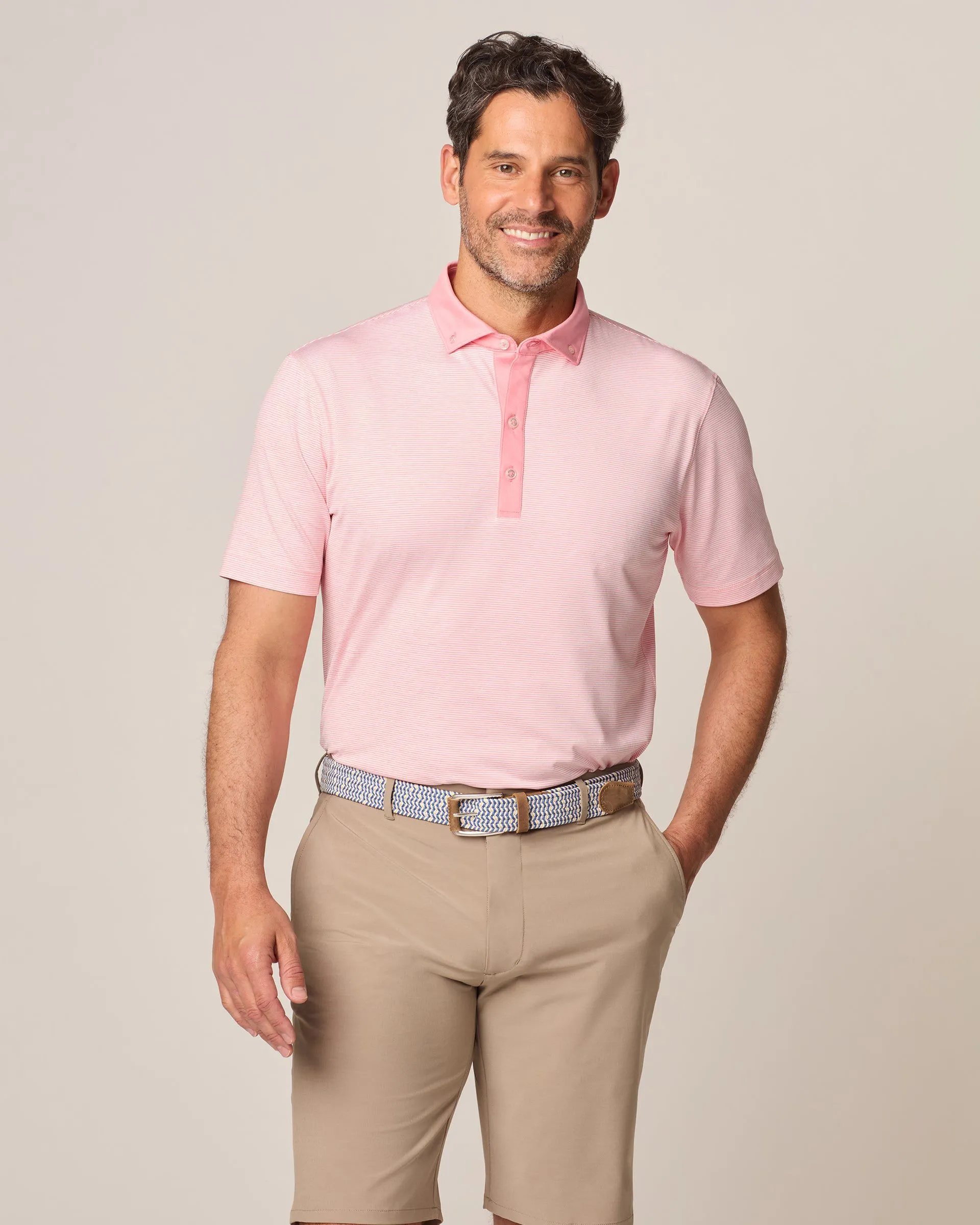 Performance Jersey Polo - Walsh Stripe sold by Johnnie-O product image thumbnail 3
