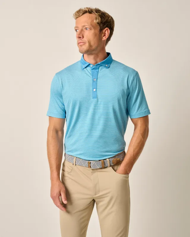 Performance Jersey Polo - Walsh Stripe made by Johnnie-O