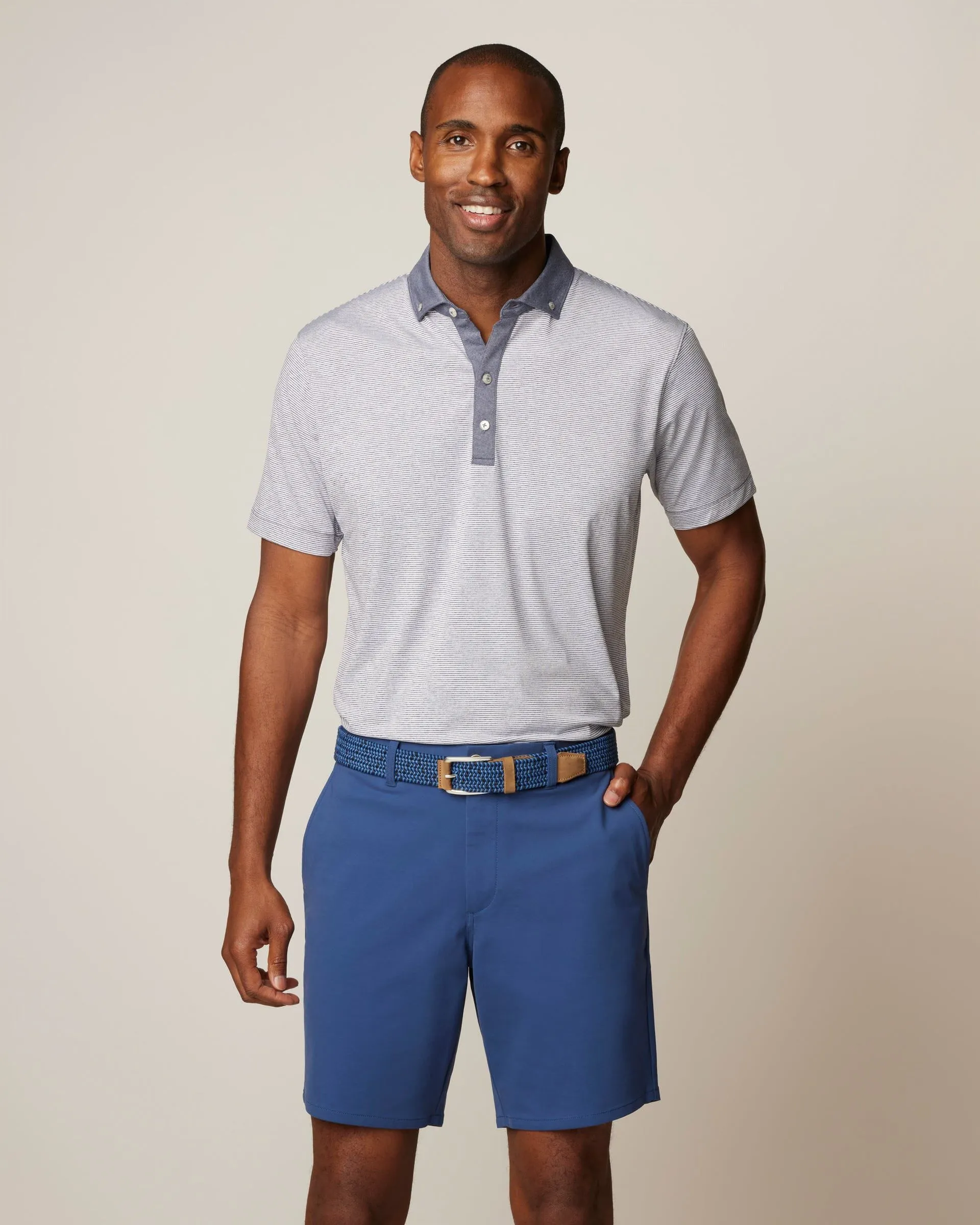 Performance Jersey Polo - Walsh Stripe sold by Johnnie-O product image thumbnail 5