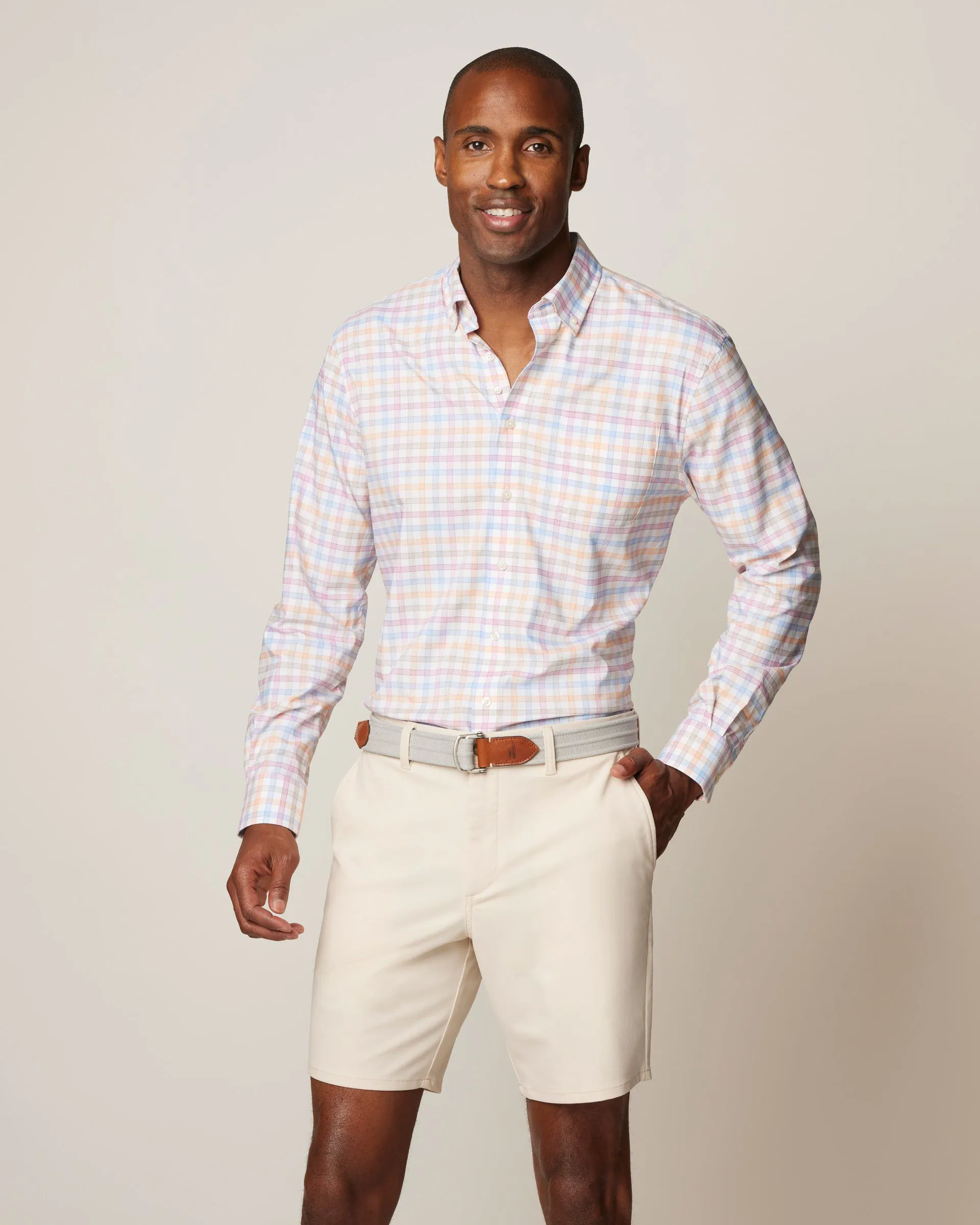 Scull Performance Button Up Shirt sold by Johnnie-O product image thumbnail 3