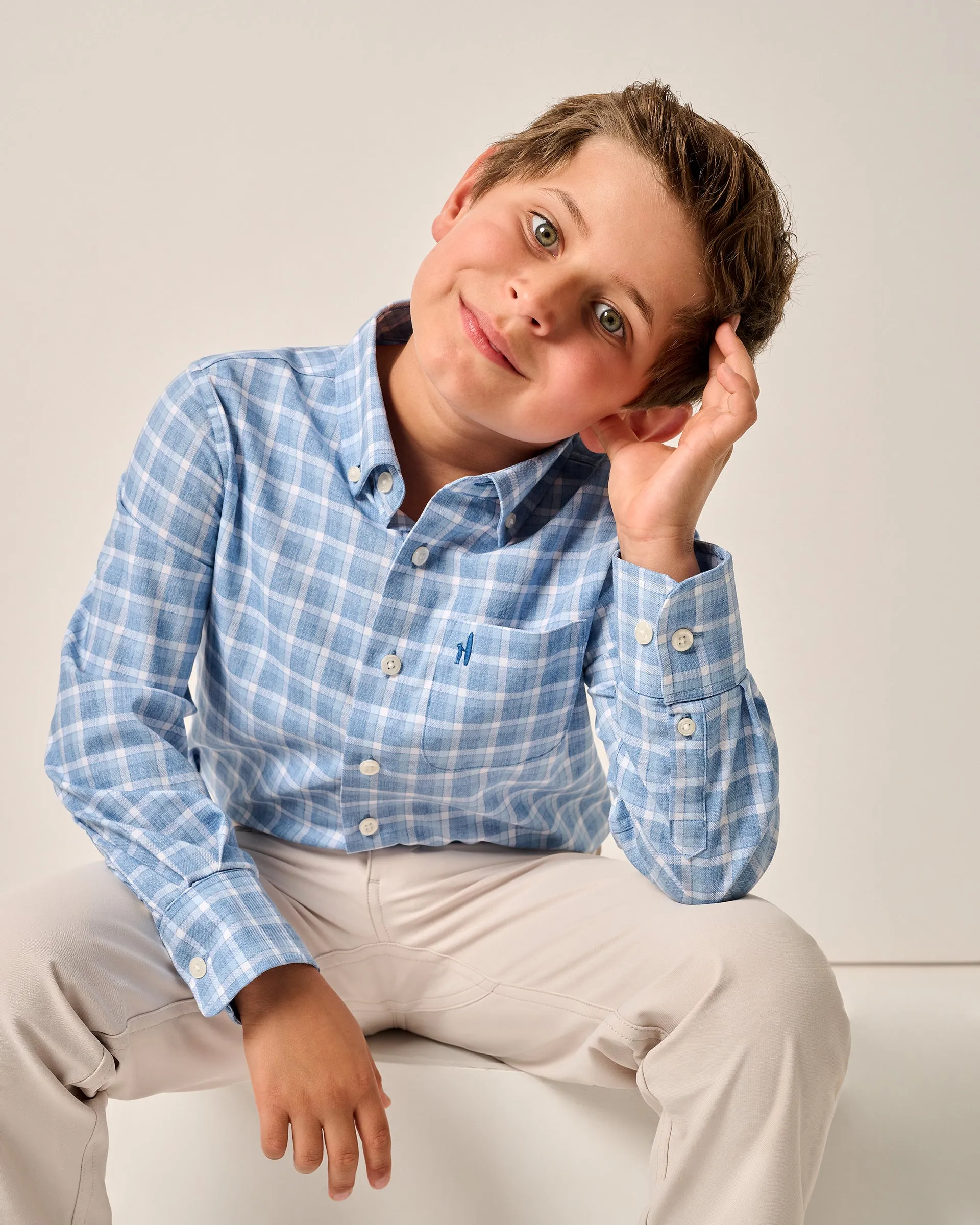 Performance Jr. Button Up Shirt - Roosevelt sold by Johnnie-O product image thumbnail 3