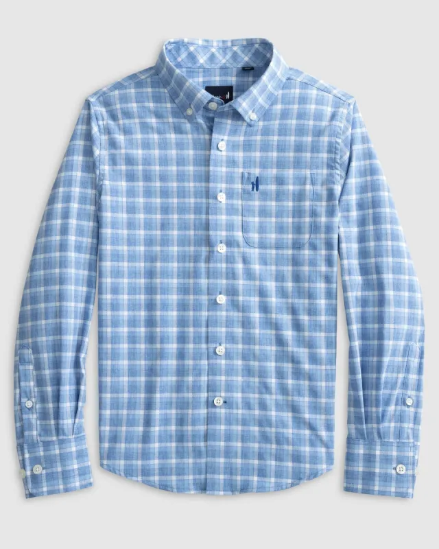 Performance Jr. Button Up Shirt - Roosevelt sold by Johnnie-O