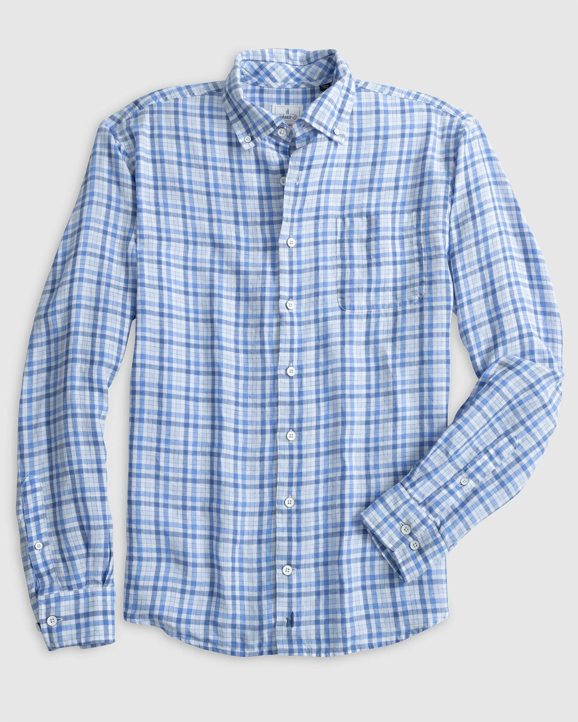 Bronx Linen Button Up Shirt sold by Johnnie-O product image thumbnail 3